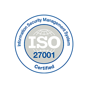 ISO 27001 badge
